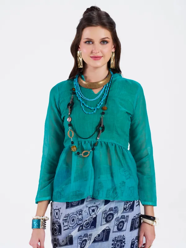 Digital_Print_Cotton_Linen_Saree_With_Unstitched_Blouse_Piece