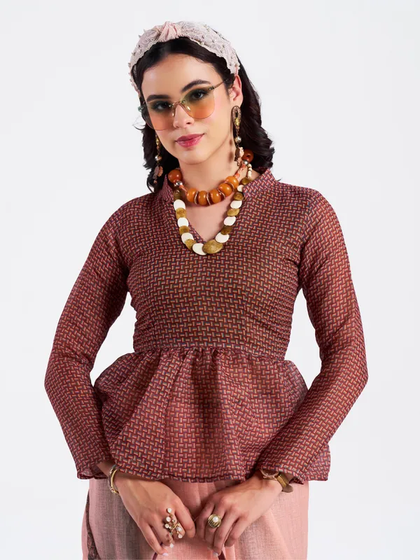 Digital_Print_Cotton_Linen_Saree_With_Unstitched_Blouse_Piece