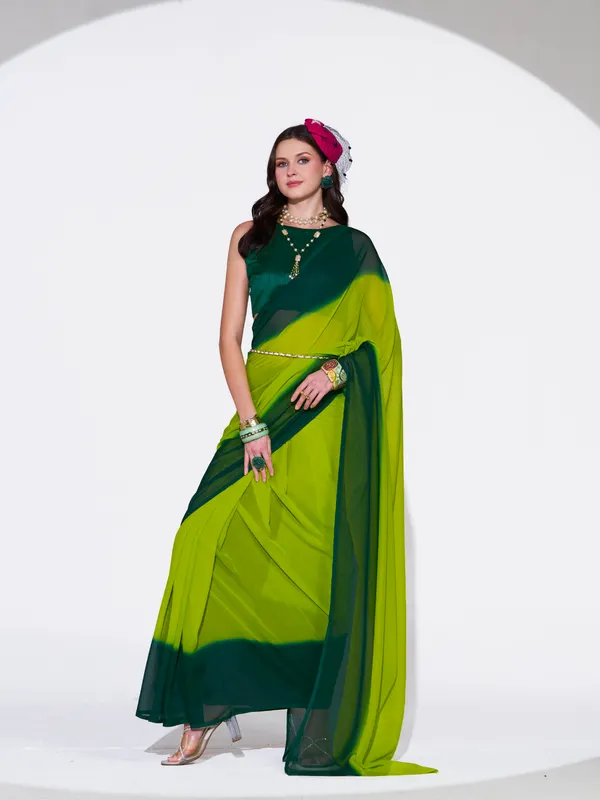 Women's_Stylish_Plain_Padding_Georgette_Saree_With_Unstitched_Blouse_Piece