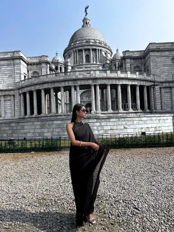 Plain_Dyed_Daily_Wear_Georgette_Saree_With_Unstitched_Blouse_Piece