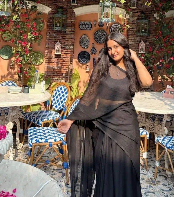 Elegant_Solid_Chiffon_Plain_Dyed_Saree_With_Unstitched_Blouse_Piece
