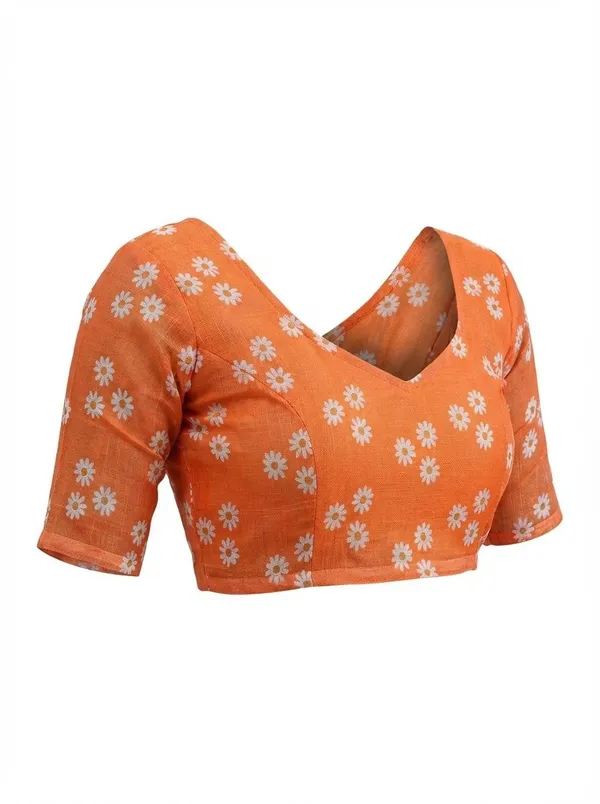 Women's_Printed_Cotton_Linen_Saree_With_Unstitched_Blouse_Piece