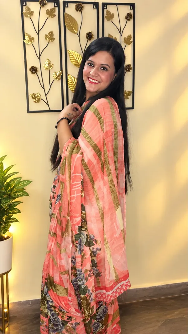 Women's_Printed_Georgette_Saree_With_Unstitched_Blouse_Piece