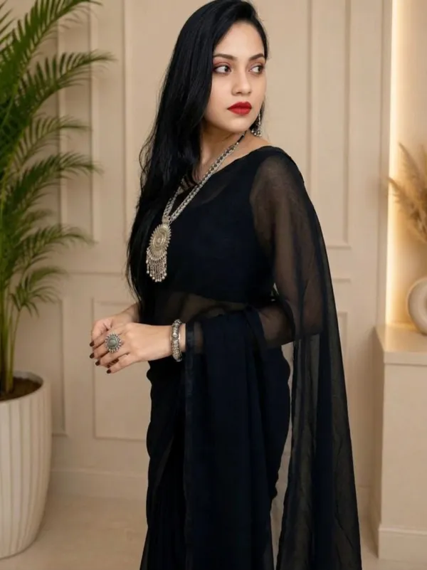 Women's_Plain_Georgette_Saree_With_Unstitched_Blouse_Piece