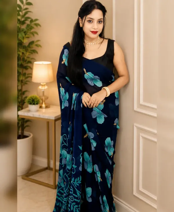 Women's_Printed_Georgette_Saree_With_Unstitched_Blouse_Piece