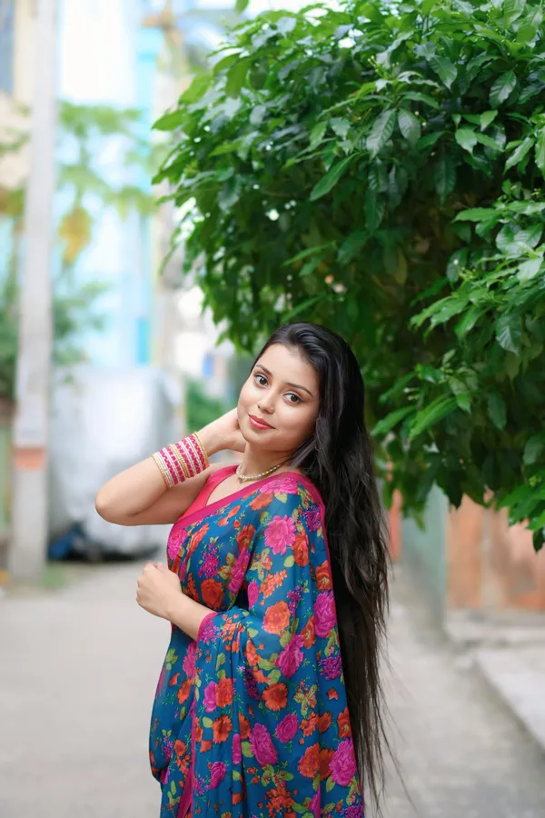 Women's_Printed_Georgette_Saree_With_Unstitched_Blouse_Piece