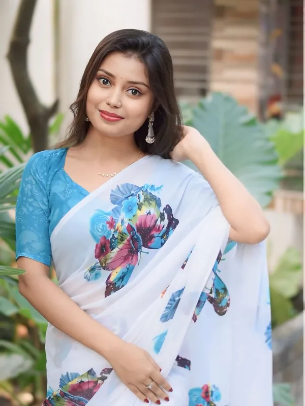 Women's_Printed_Georgette_Saree_With_Unstitched_Blouse_Piece