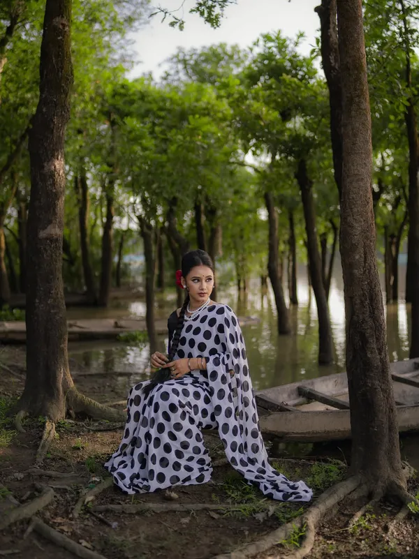 Printed_Daily_Wear_Georgette_Saree_With_Unstitched_Blouse_Piece