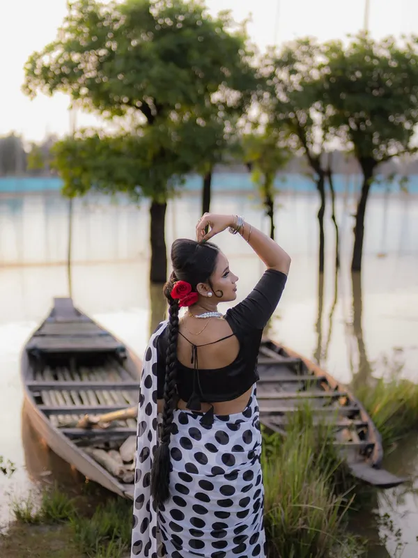 Printed_Daily_Wear_Georgette_Saree_With_Unstitched_Blouse_Piece