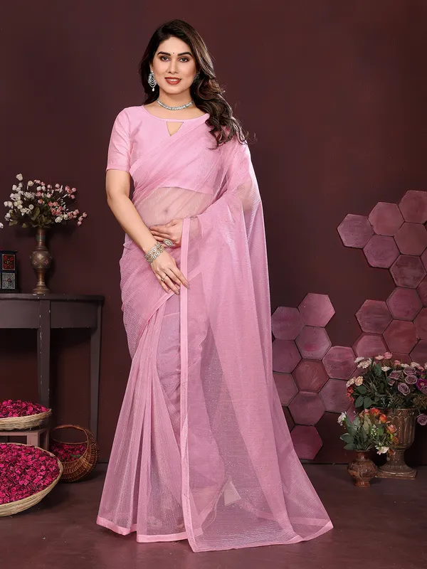 Net_Fabric_Lace_Border_Saree_With_Unstitched_Blouse_Piece_(Baby_Pink)