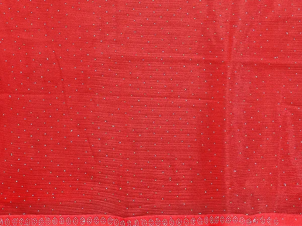 Net_Fabric_Lace_Border_Saree_With_Unstitched_Blouse_Piece_(Red)