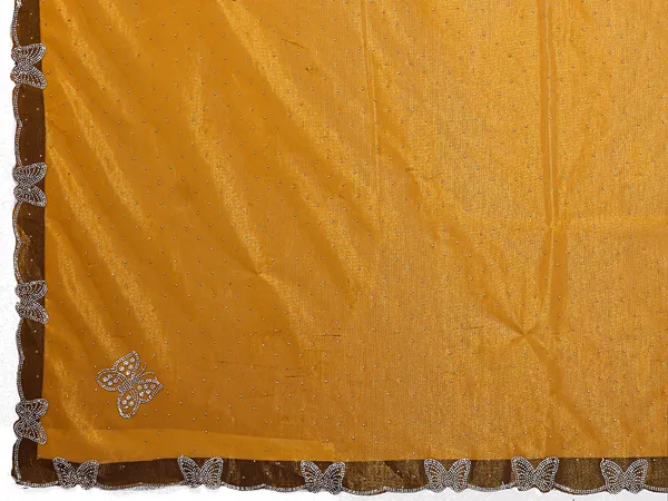 Butterfly_Diamond_Lace_Work_Saree_With_Unstitched_Blouse_Piece_(YELLOW)