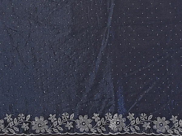 Net_Diamond_Lace_Work_Saree_With_Unstitched_Blouse_Piece_(Blue)