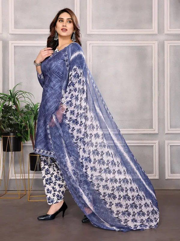 Crepe_Floral_Print,_Striped_Salwar_Suit_Material
