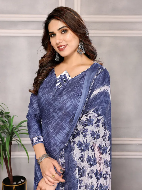 Crepe_Floral_Print,_Striped_Salwar_Suit_Material