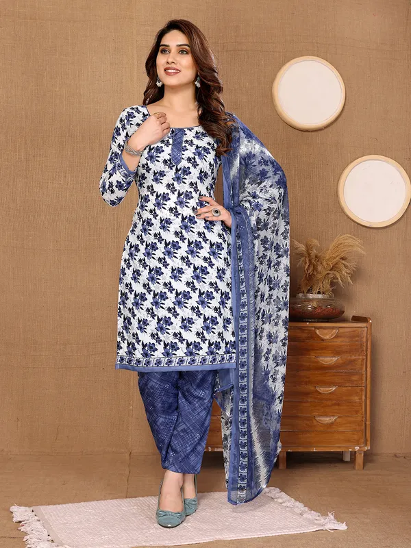Crepe_Floral_Print,_Striped_Salwar_Suit_Material