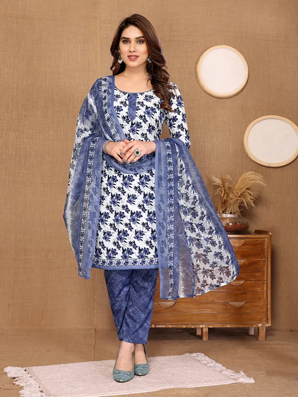 Crepe_Floral_Print,_Striped_Salwar_Suit_Material