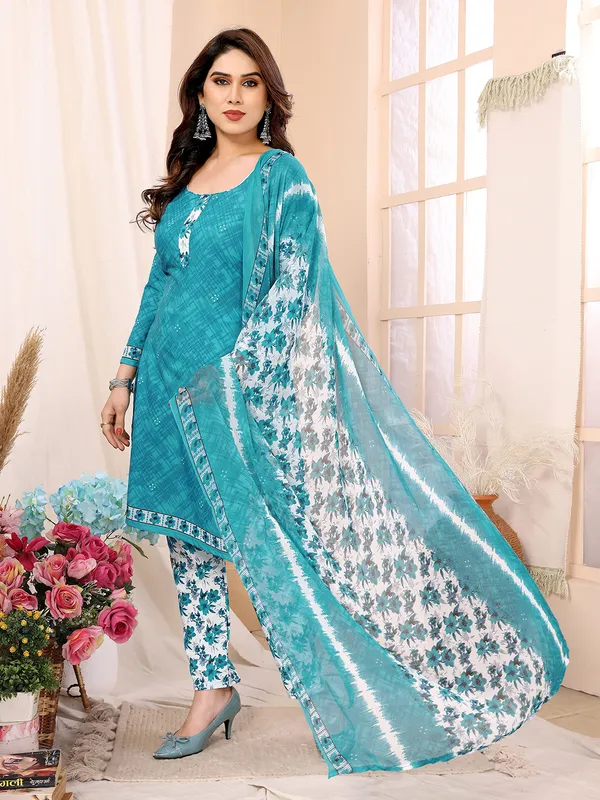 Crepe_Floral_Print,_Striped_Salwar_Suit_Material