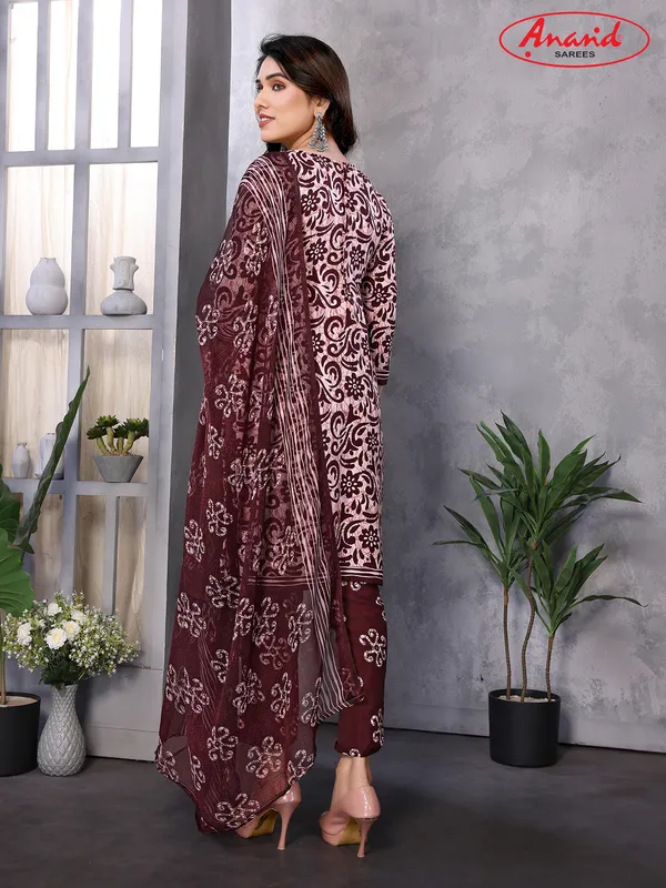 Crepe_Floral_Print,_Striped_Salwar_Suit_Material