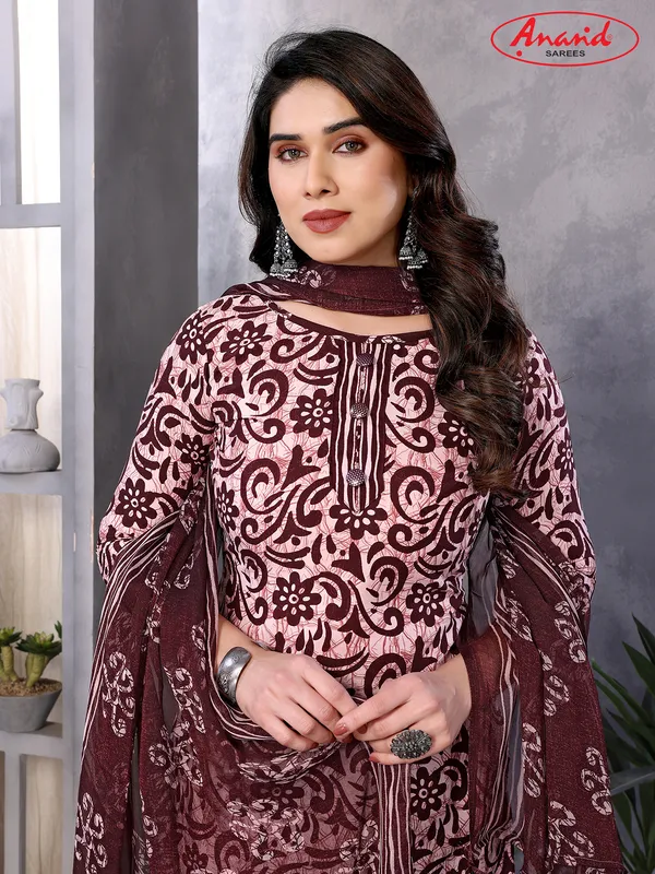 Crepe_Floral_Print,_Striped_Salwar_Suit_Material