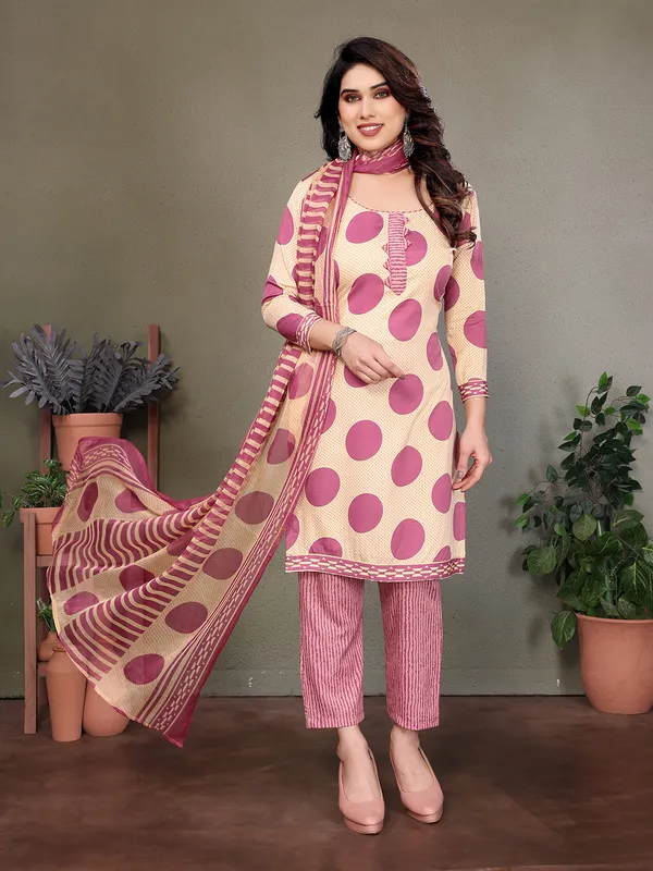 Crepe_Floral_Print,_Striped_Salwar_Suit_Material