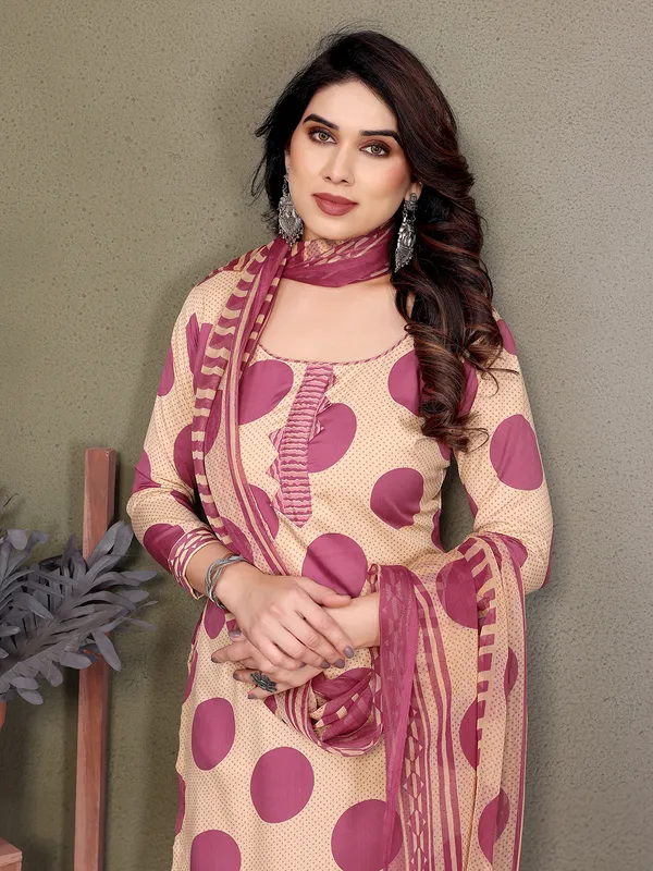 Crepe_Floral_Print,_Striped_Salwar_Suit_Material