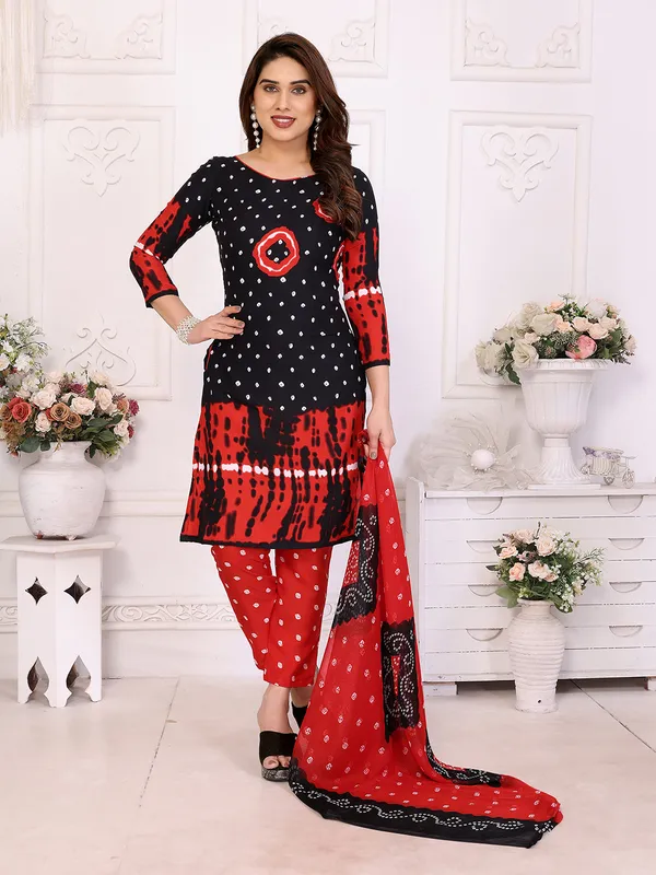 Crepe_Floral_Print,_Striped_Salwar_Suit_Material