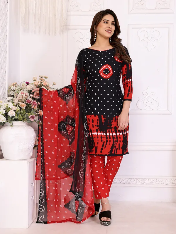 Crepe_Floral_Print,_Striped_Salwar_Suit_Material