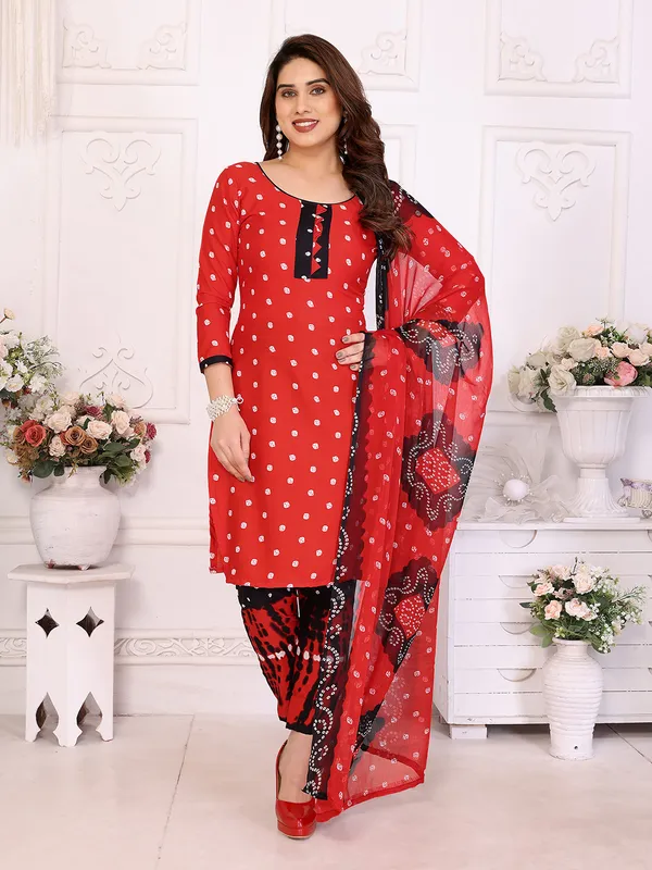 Crepe_Floral_Print,_Striped_Salwar_Suit_Material