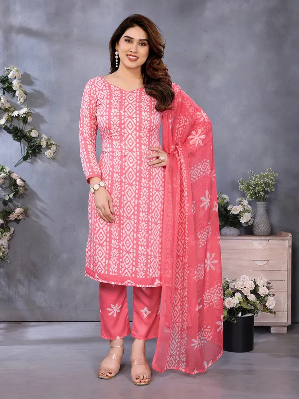 Unstitched_Printed_Crepe_Salwar_Suit_Material