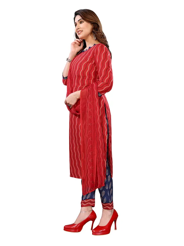 Unstitched_Printed_Crepe_Salwar_Suit_Material