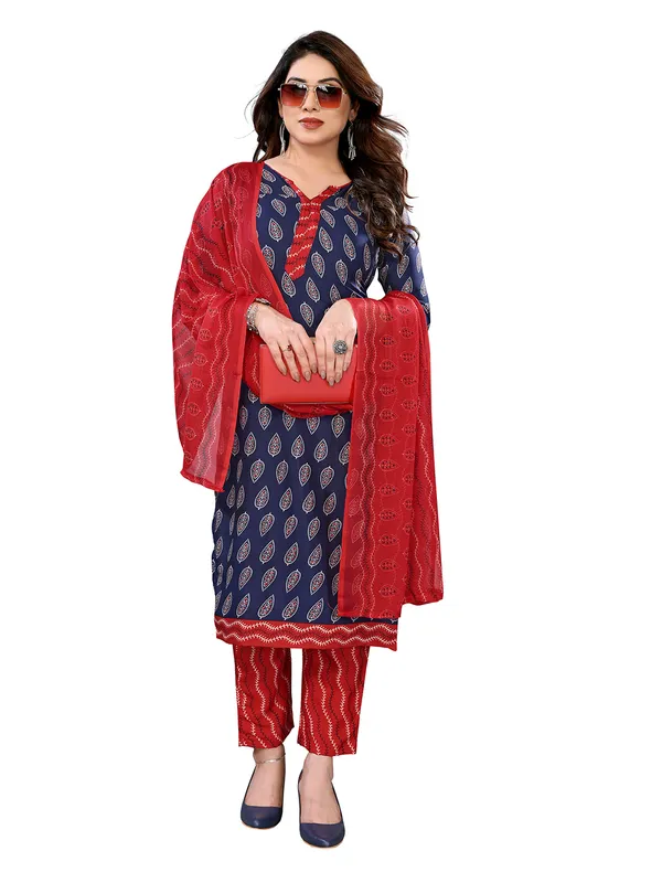 Unstitched_Printed_Crepe_Salwar_Suit_Material