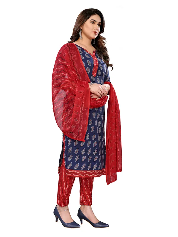 Unstitched_Printed_Crepe_Salwar_Suit_Material