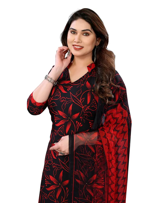 Unstitched_Printed_Crepe_Salwar_Suit_Material