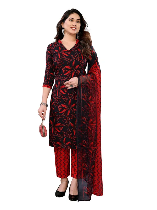 Unstitched_Printed_Crepe_Salwar_Suit_Material