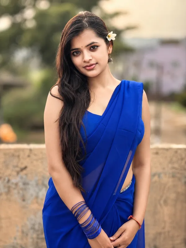 Plain_Dyed_Daily_Wear_Georgette_Saree_With_Unstitched_Blouse_Piece