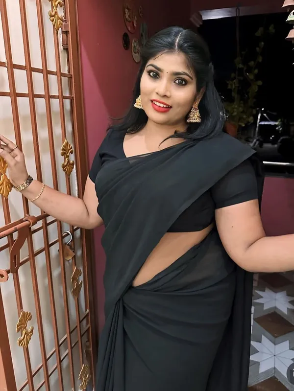 Elegant_Solid_Chiffon_Plain_Dyed_Saree_With_Unstitched_Blouse_Piece