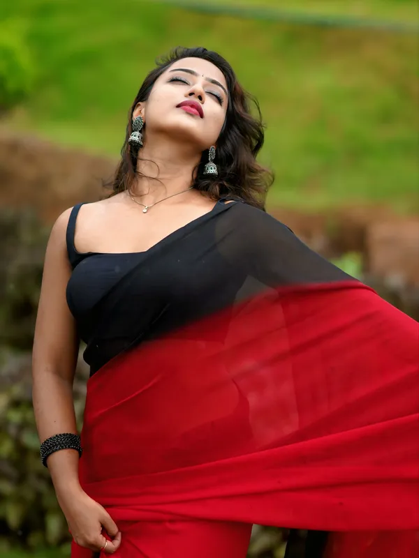 Daily_Wear_Georgette_Padding_Saree_With_Unstitched_Blouse_Piece
