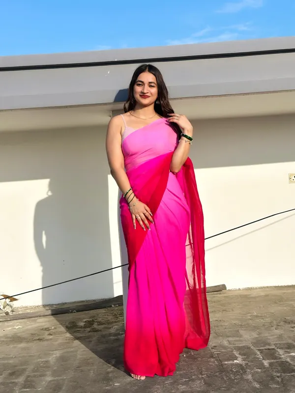 Daily_Wear_Georgette_Padding_Saree_With_Unstitched_Blouse_Piece