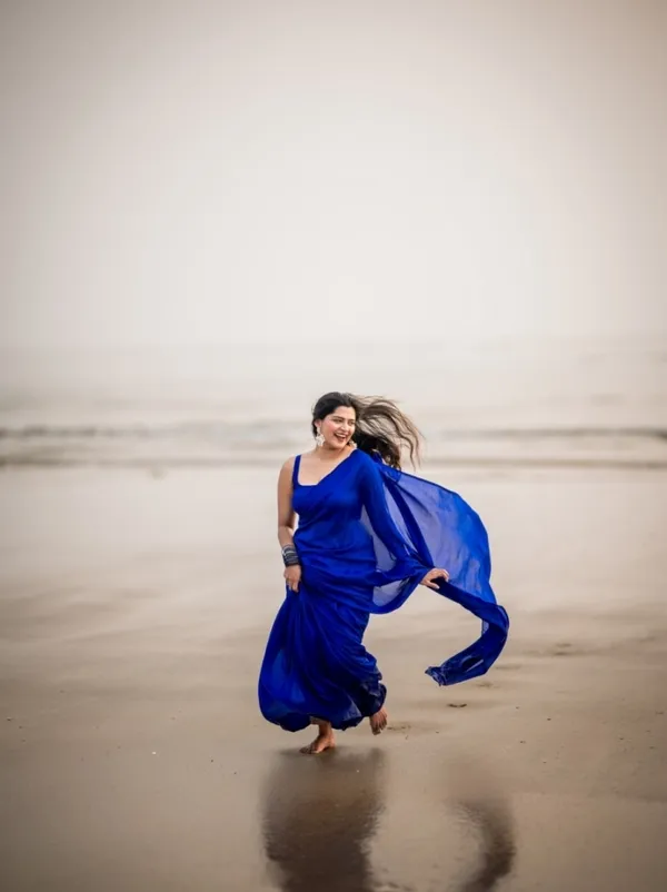 Plain_Dyed_Daily_Wear_Georgette_Saree_With_Unstitched_Blouse_Piece