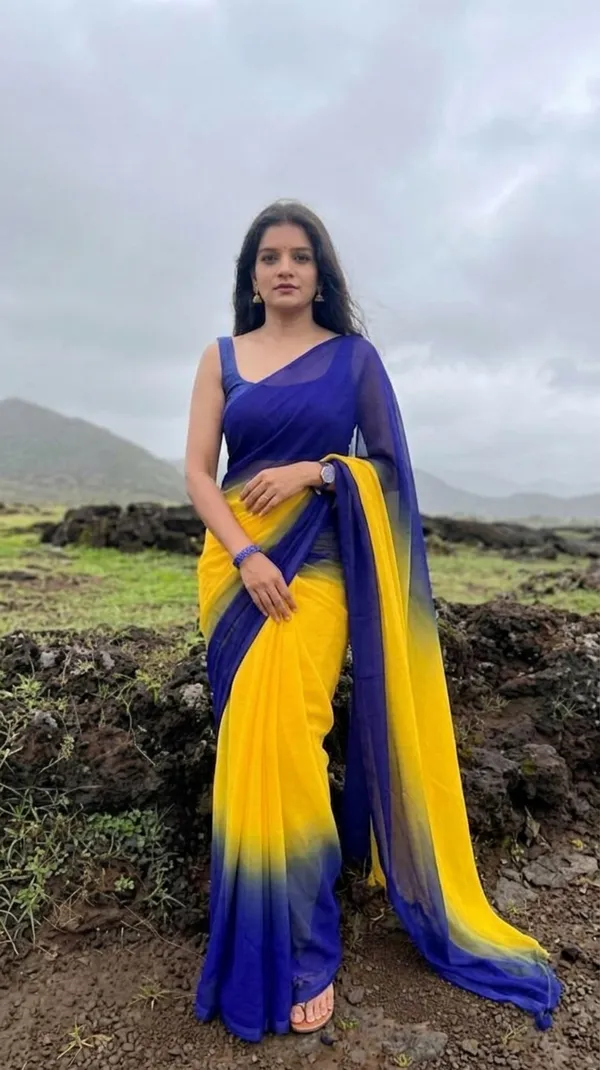 Daily_Wear_Georgette_Padding_Saree_With_Unstitched_Blouse_Piece