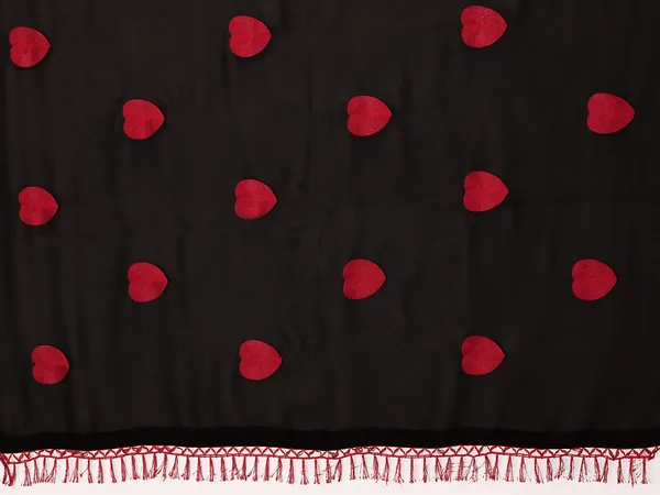 Elegant_Heart_Shape_Georgette_Saree_With_Unstitched_Blouse_Piece