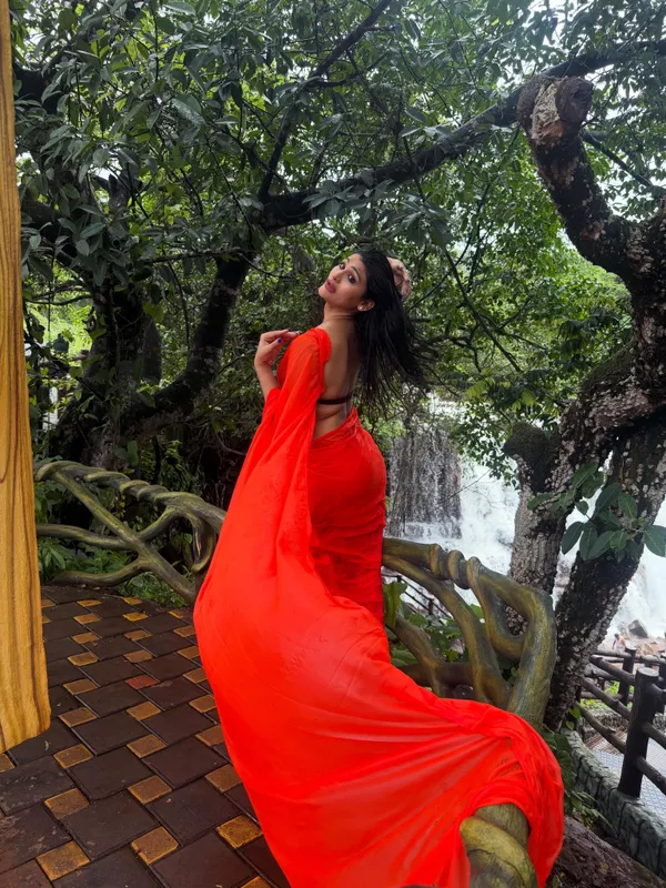 Plain_Dyed_Daily_Wear_Georgette_Saree_With_Unstitched_Blouse_Piece