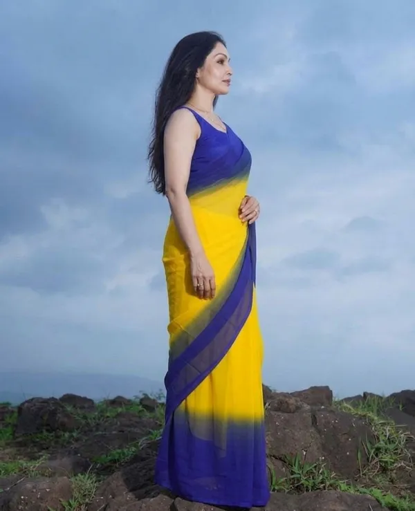 Daily_Wear_Georgette_Padding_Saree_With_Unstitched_Blouse_Piece