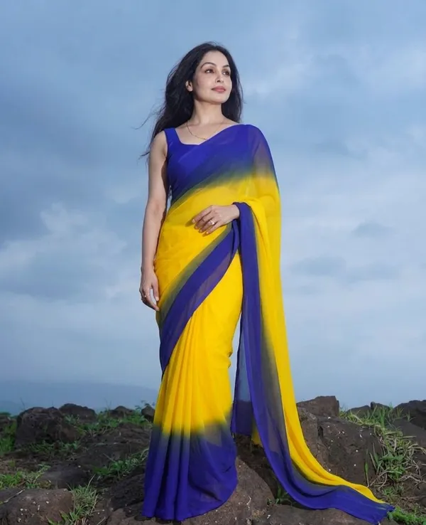 Daily_Wear_Georgette_Padding_Saree_With_Unstitched_Blouse_Piece