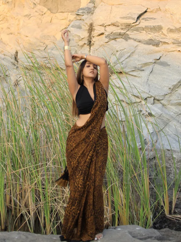 Printed_Daily_Wear_Georgette_Saree_With_Unstitched_Blouse_Piece