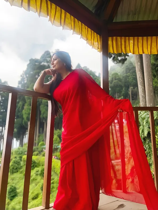 Plain_Georgette_Saree_With_Unstitched_Blouse_Piece