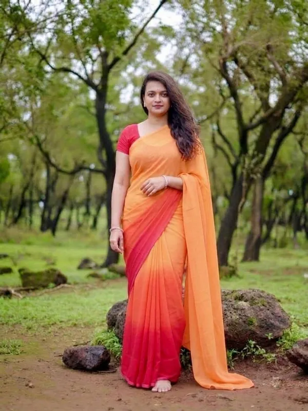 Daily_Wear_Georgette_Padding_Saree_With_Unstitched_Blouse_Piece