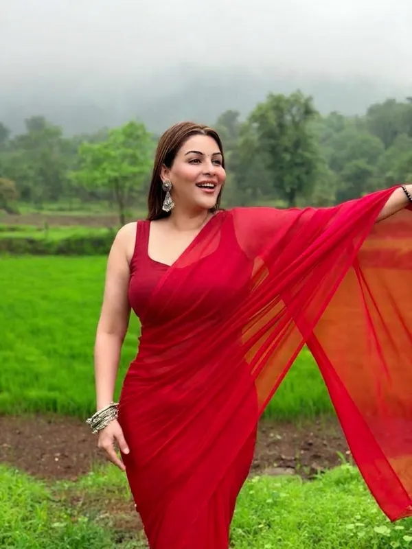 Plain_Dyed_Daily_Wear_Georgette_Saree_With_Unstitched_Blouse_Piece