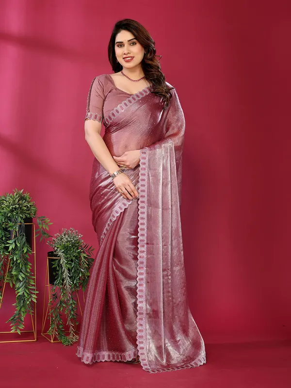 Women's_Soft_Zimmy_Choo_Silk_Fabric_Stone_Work_Saree_(Brown)